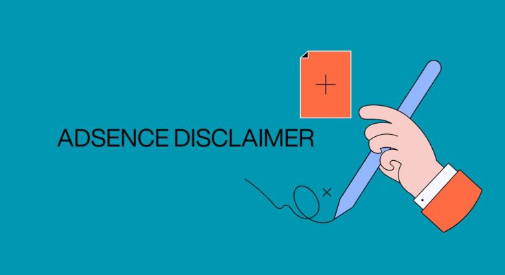 Adsence disclaimer