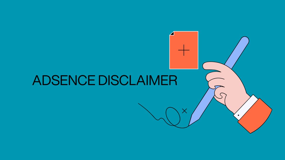 Adsence disclaimer