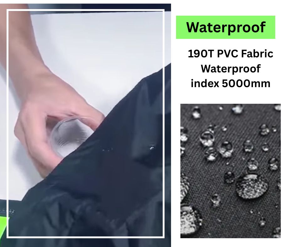 190T PVC Fabric Waterproof index 5000mm