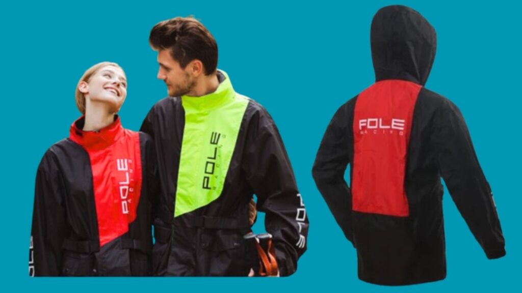 pole racing raincoat