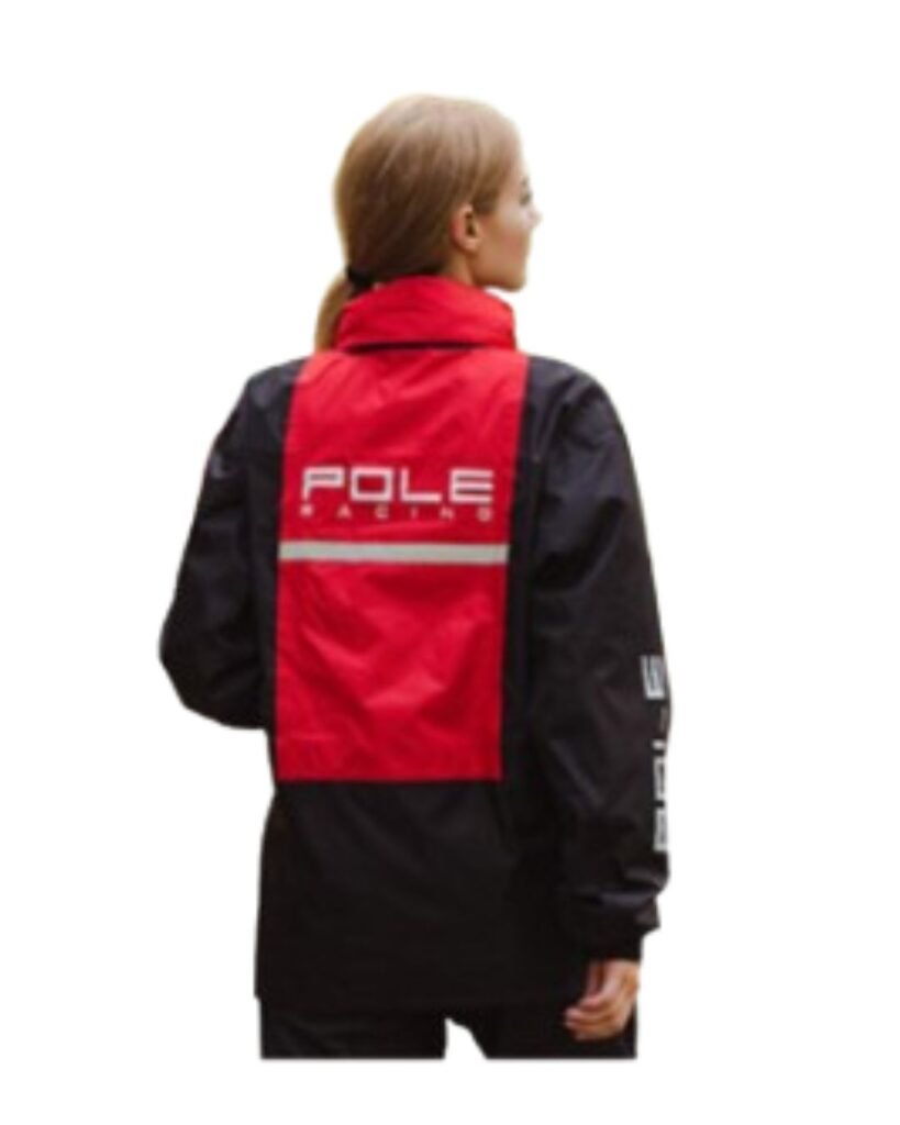 pole racing raincoat