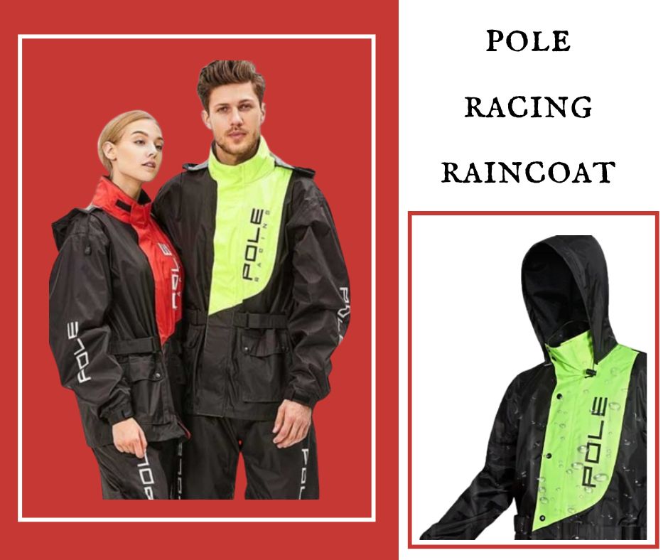 pole racing raincoat